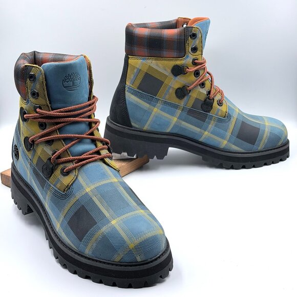 Timberland Vibram Plaid Waterproof Boots - Picture 2 of 13